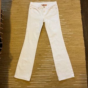 Tory Burch Classic White Jeans